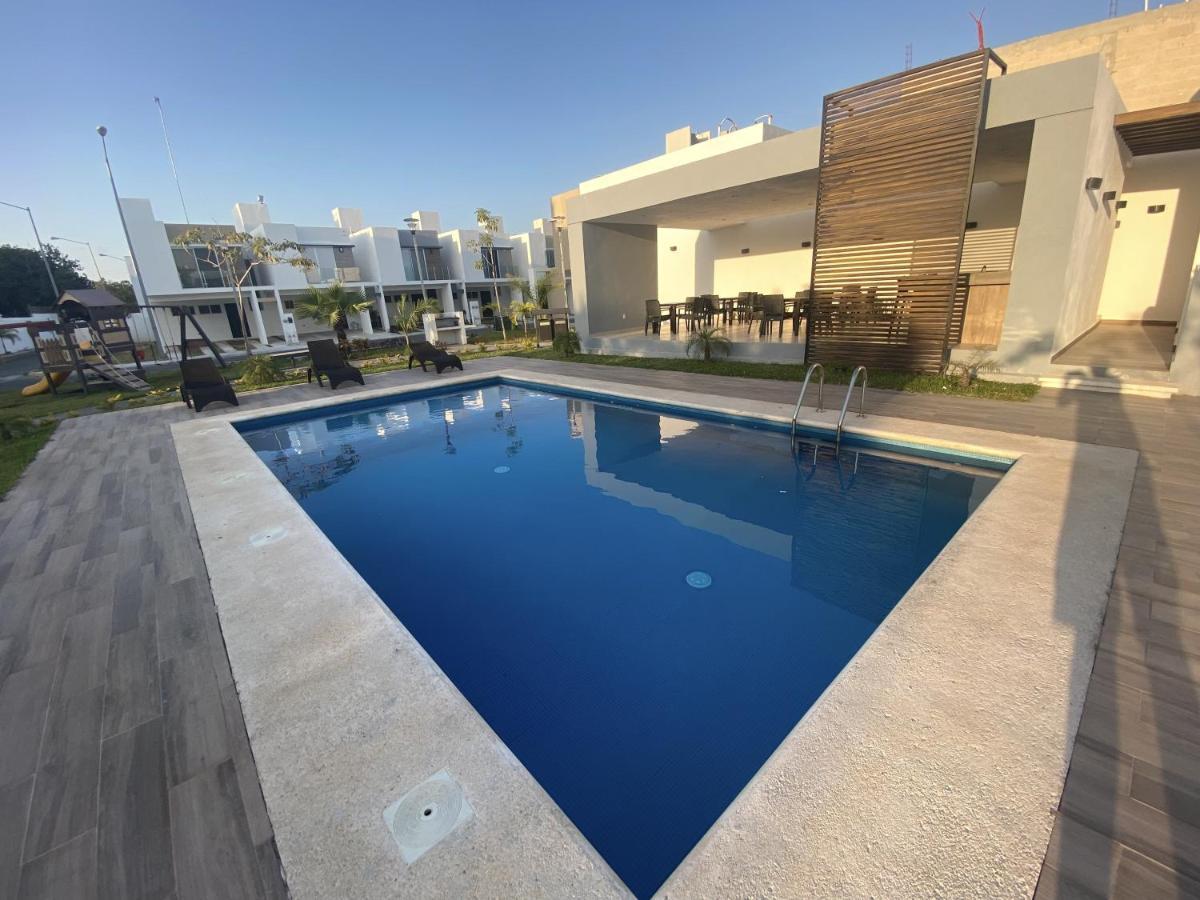 Casa Familiar Cerca De La Playa Con Terraza Privada Villa Cancún Eksteriør bilde